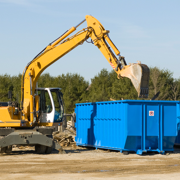 what size residential dumpster rentals are available in Endicott